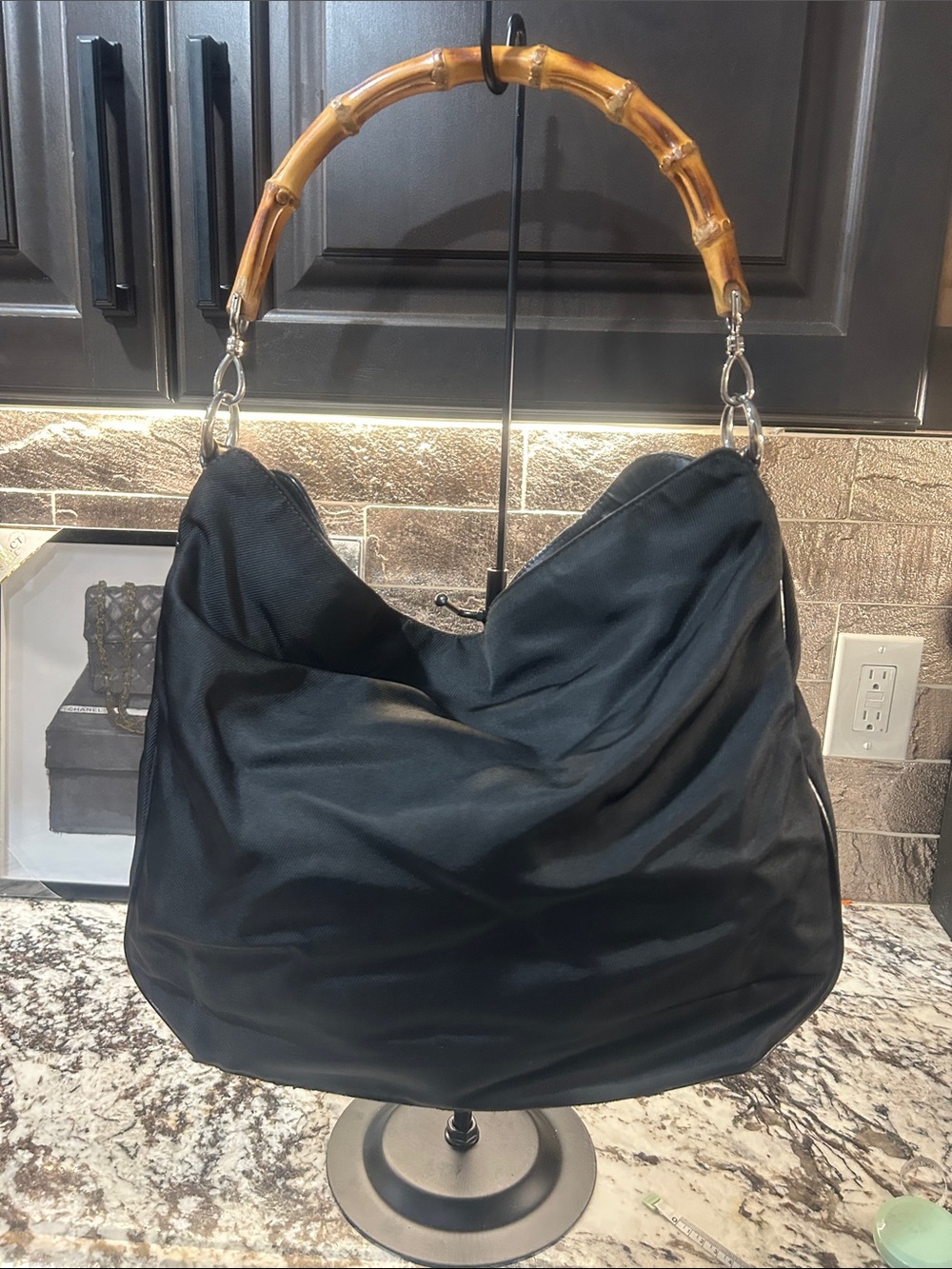 Gucci Tom Ford Era Diana Shoulder Hobo Bag with Bamboo Handle - Picture 2 of 15